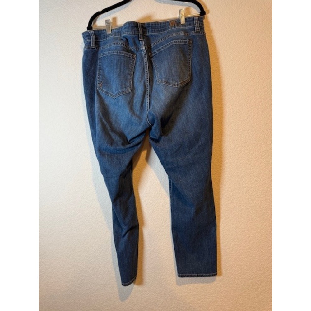 Kut from the Kloth Women Blue Straight Leg Jeans KP799GG1R 14W Medium Wash Denim - Picture 10 of 10